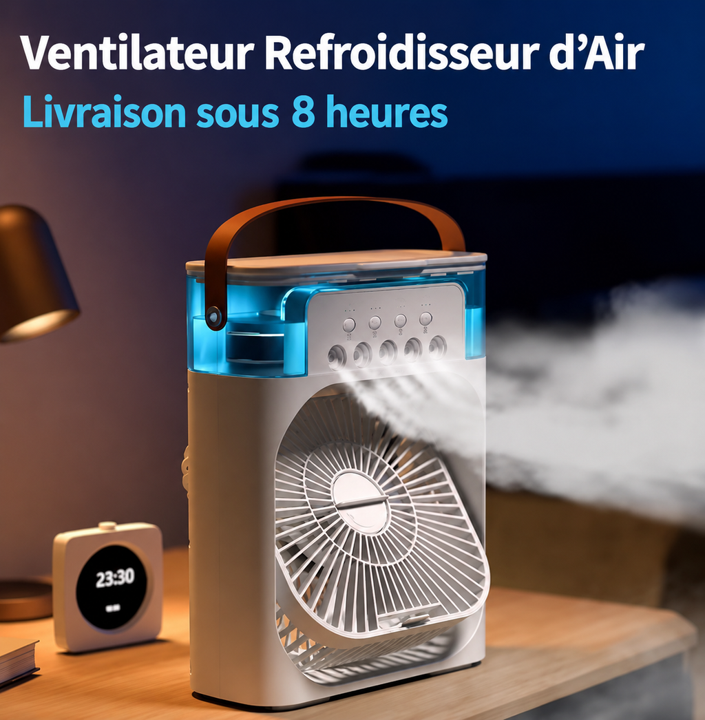 Ventilateur avec glace et parfum